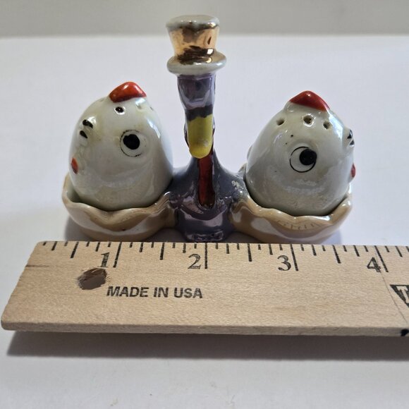 Vintage Lusterware Salt & Pepper Shaker Set - Picture 11 of 12